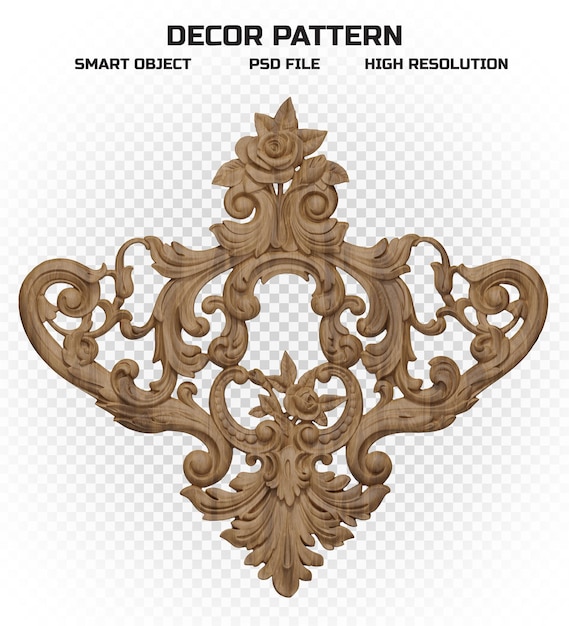 Houten decorpatroon van hoge kwaliteit voor decoratie