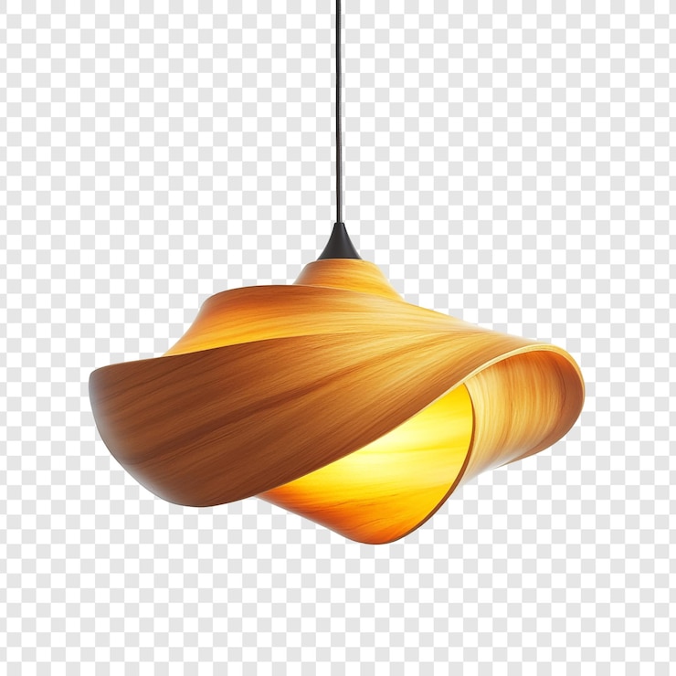 PSD houten hanglamp
