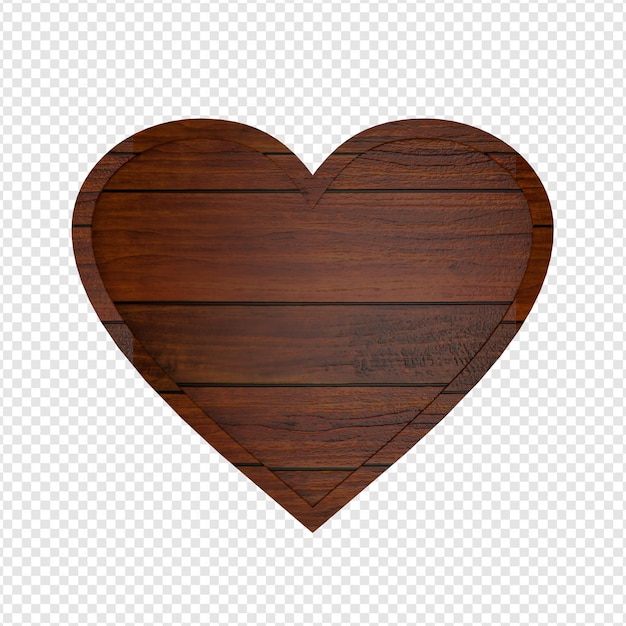 Houten hart