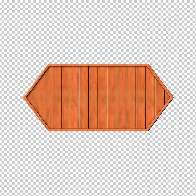 PSD houten plank zonder achtergrond png