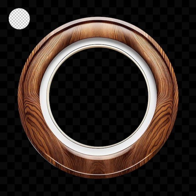 houten rond frame