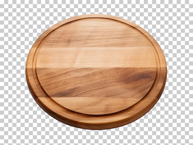 Houten snijplank geïsoleerd op een transparante en witte achtergrond bovenaanzicht png clipart