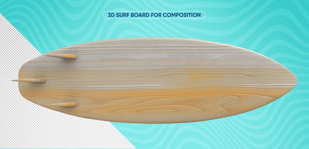 Houten surfplank