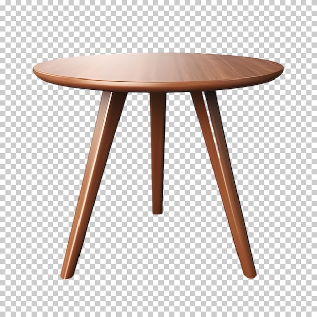 PSD houten tafel png op doorzichtige achtergrond