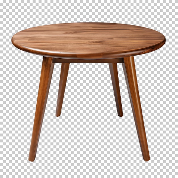 PSD houten tafel png op doorzichtige achtergrond