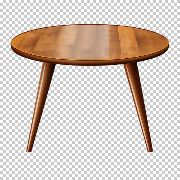 PSD houten tafel png op doorzichtige achtergrond