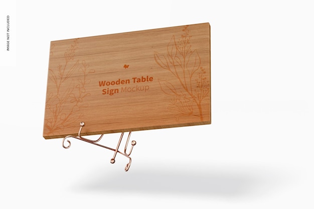 Houten tafelbordmodel, vallend