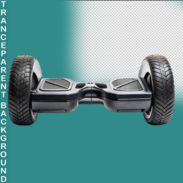 PSD hoverboards close up isolated on transparent background