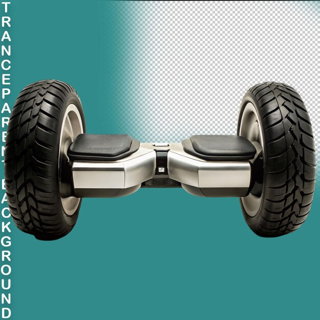 PSD hoverboards close up isolated on transparent background