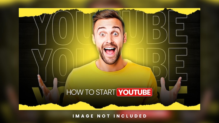 PSD how to start youtube thumbnail design