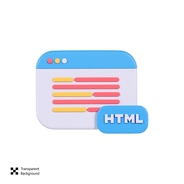 PSD html 3d icon