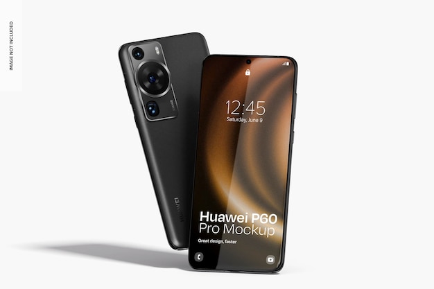 Huawei p60 pro mockup valt