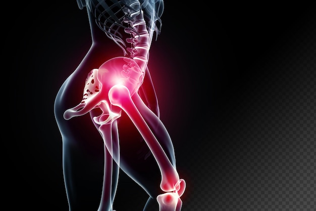 Human Body Joint Pain Points arthritis diagram flowchart blue skeleton