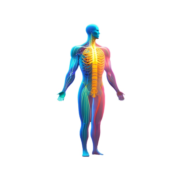 PSD human body nurves icon image