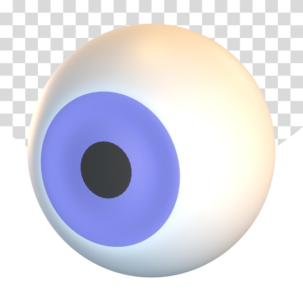 PSD human eye ball for halloween decoration