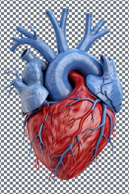 Human heart anatomy