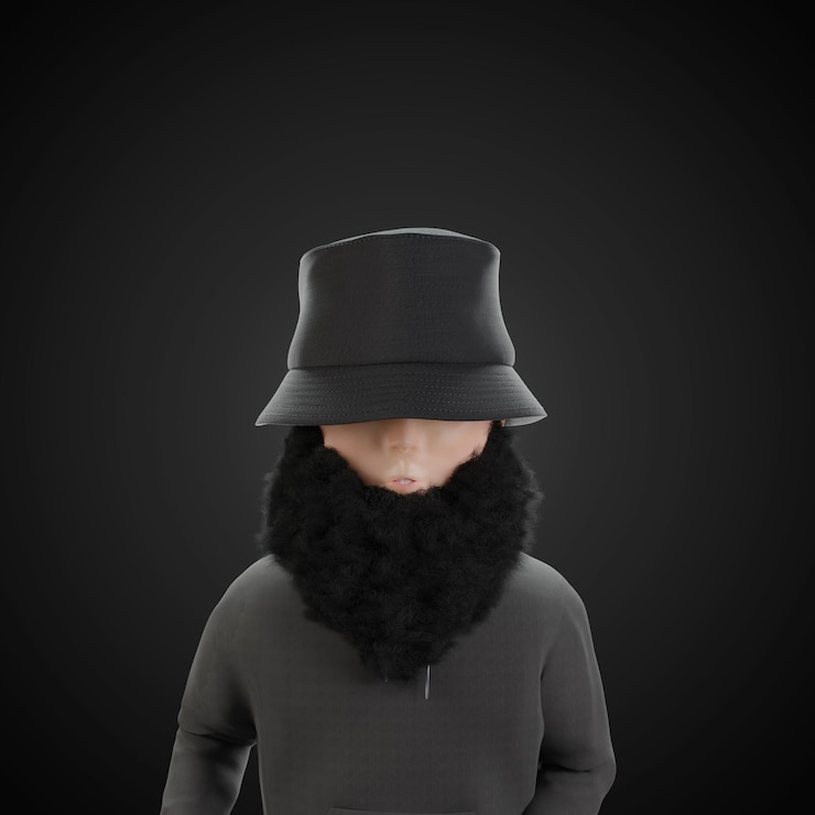 PSD человеческая икона 3d