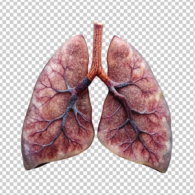 PSD human lungs png