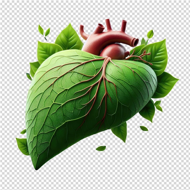 Human organ isolated png with transparent background