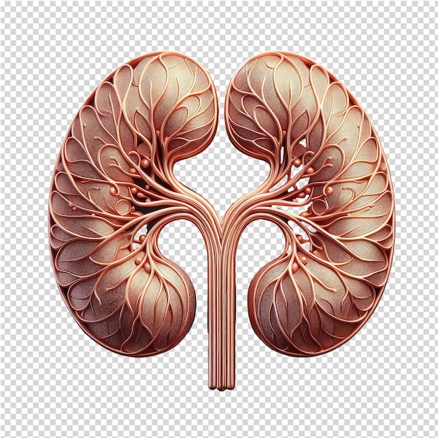 Human organ isolated png with transparent background