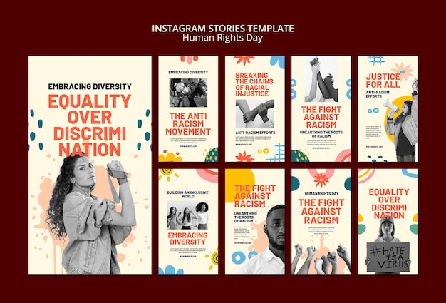 human rights day celebration instagram stories