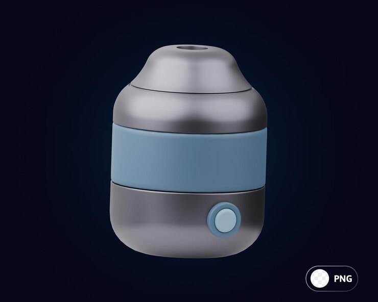 PSD humidifier electronic appliances 3d illustration