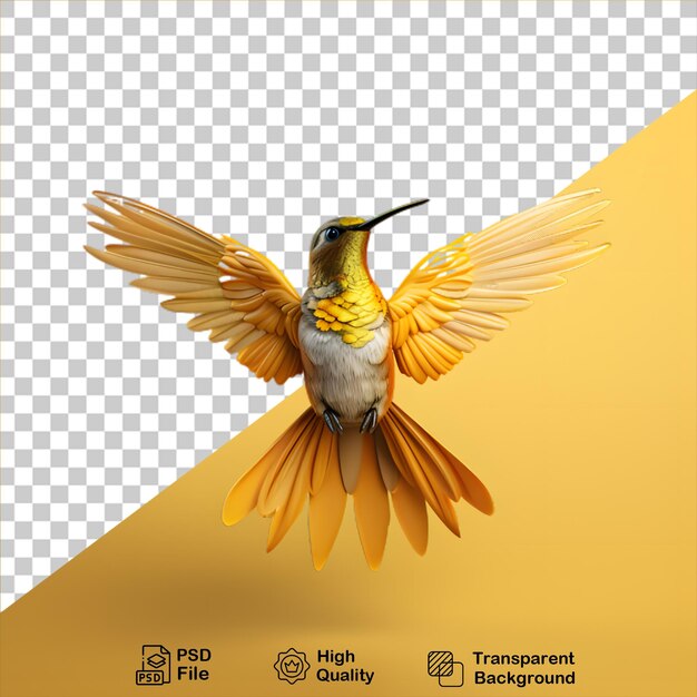 Hummingbird isolated on transparent background include png file