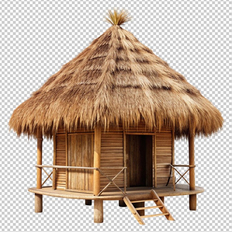 PSD hut on transparent background
