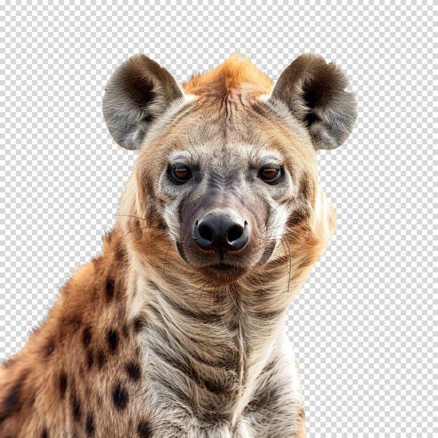 PSD hyena isolated on transparent background