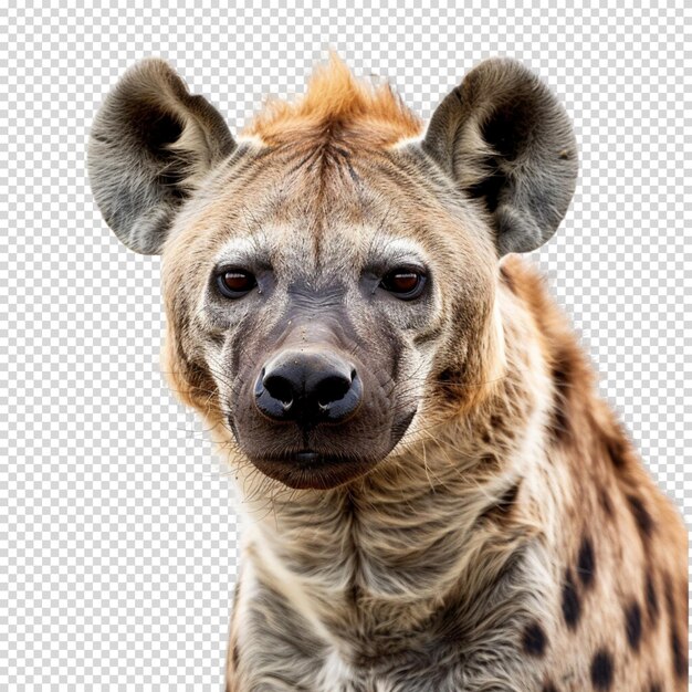 PSD hyena isolated on transparent background