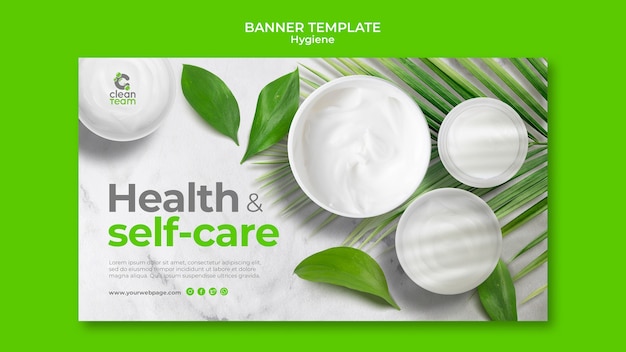 PSD hygiene banner template design