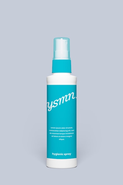 Hygiënische spray 3D-mockup