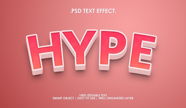 hype tekststijleffect