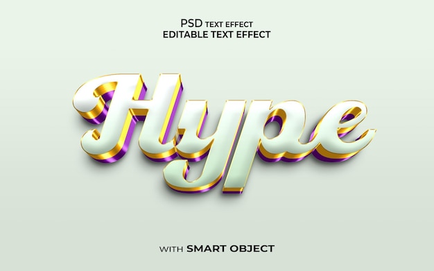 Текстовый эффект рекламы 3d стиль макет 3d