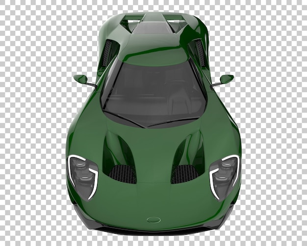 PSD hyper auto op transparante achtergrond. 3d-rendering - illustratie