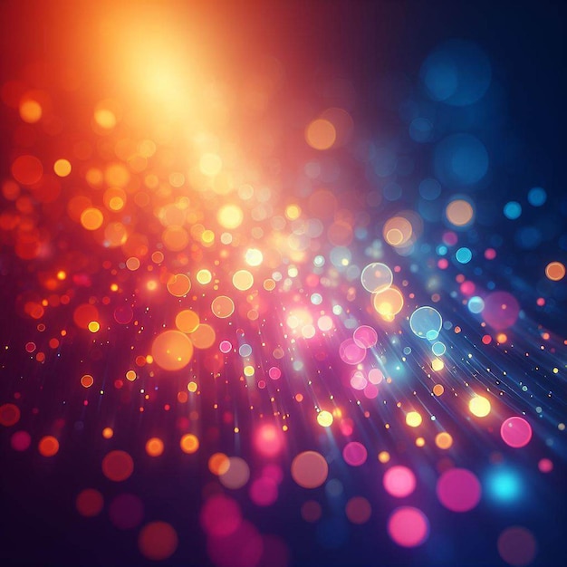 PSD hyper realisitc colorful vibrant lightspectrum blurry bokeh background wallpaper light effects