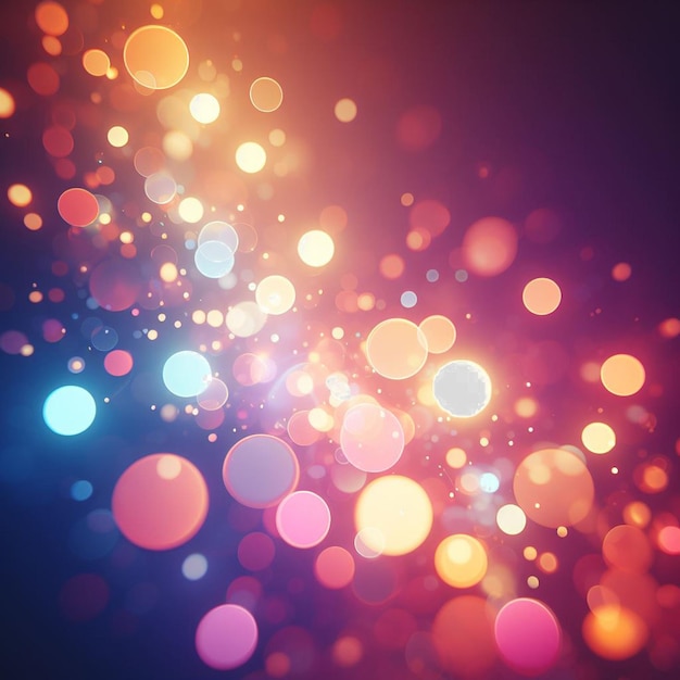 PSD hyper realisitc colorful vibrant lightspectrum blurry bokeh background wallpaper light effects