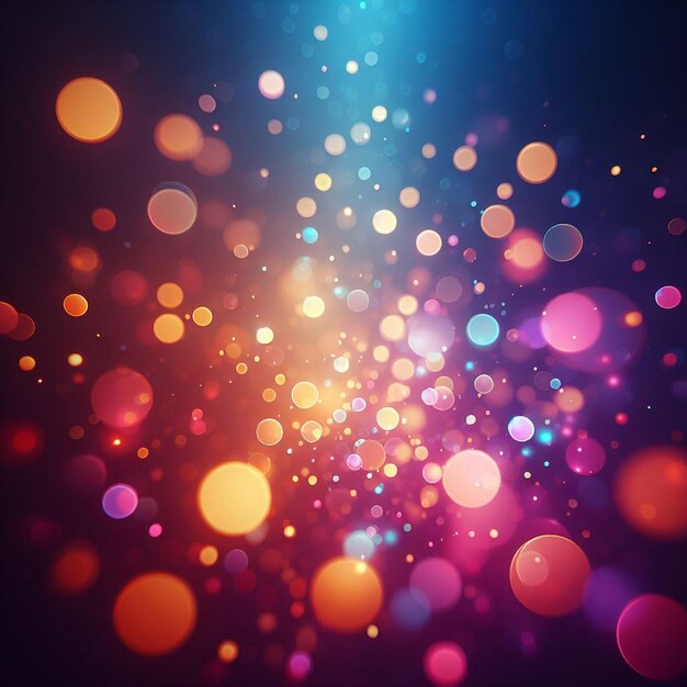 PSD hyper realisitc colorful vibrant lightspectrum blurry bokeh background wallpaper light effects