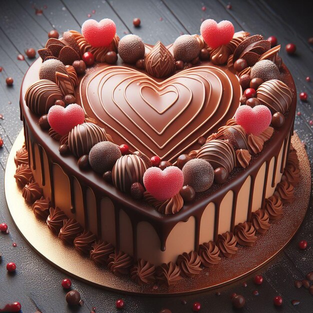 PSD hyper realistic vector art kleurrijke verjaardag trendy zoete chocolade choco cake illustratie nog steeds