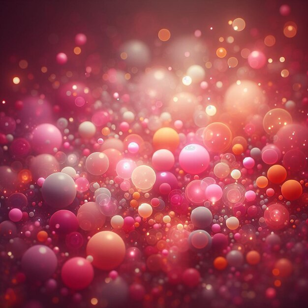 PSD hyperrealistic bokeh vibrant pink red and blue colors backdrop background