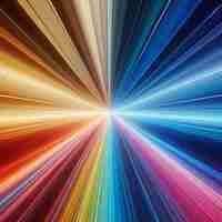 PSD ハイパーリアリズム ホログラフィック プリズマ 虹の色 光のスペクトル 背景のビーム
