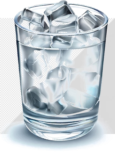 PSD hyperrealistic mockup bottle vodka isolated transparent background