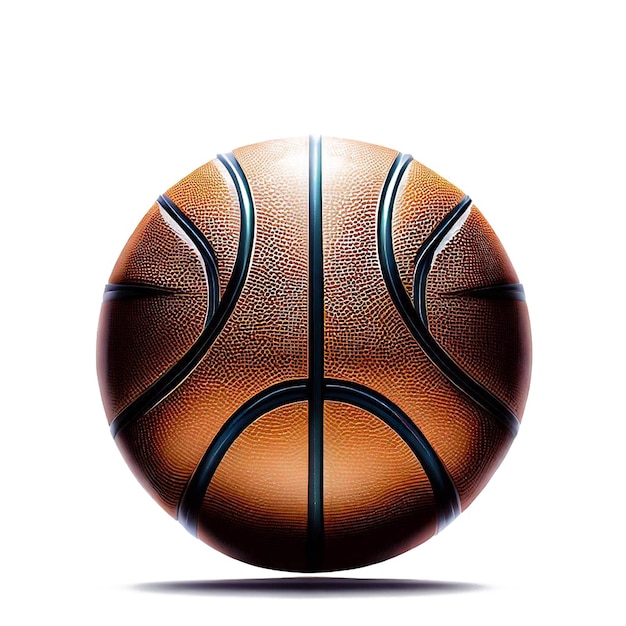 PSD hyperrealistische geïsoleerde basketbal bball sportieve sport sparetime fitness tool icon avatar