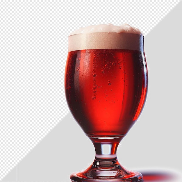 Hyperrealistyczna Ilustracja Szklana Butelka Hopy Craft Beer Napój Izolowane Przezroczyste Tło