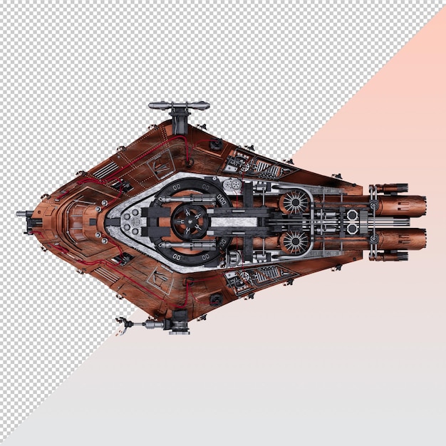 PSD hyperspace shuttle spaceship