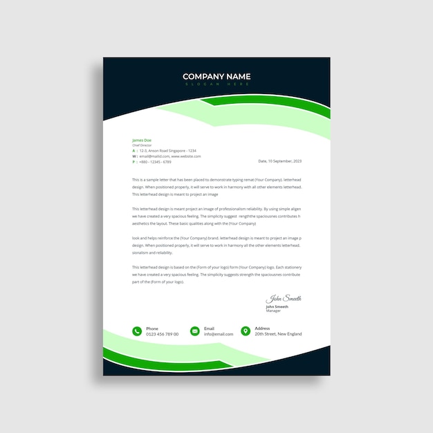 i korporacyjny a4 rozmiar nowoczesny papier papierowy