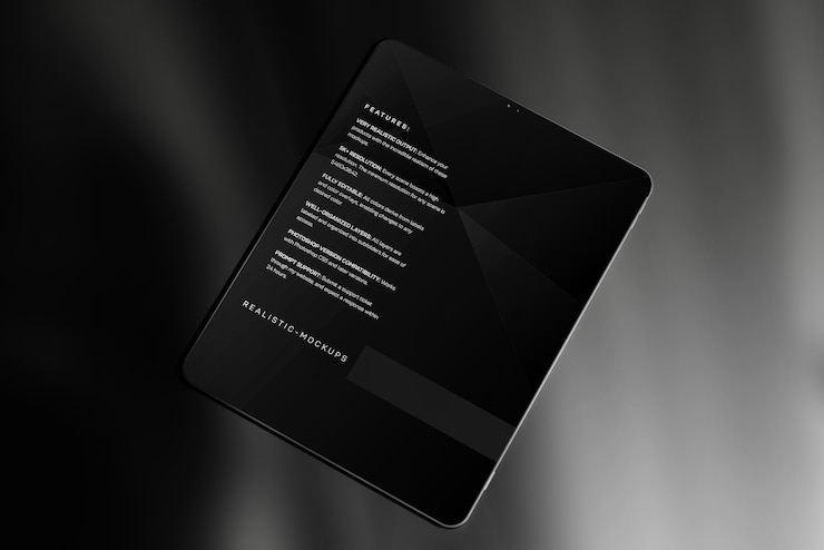 PSD i pad mockup