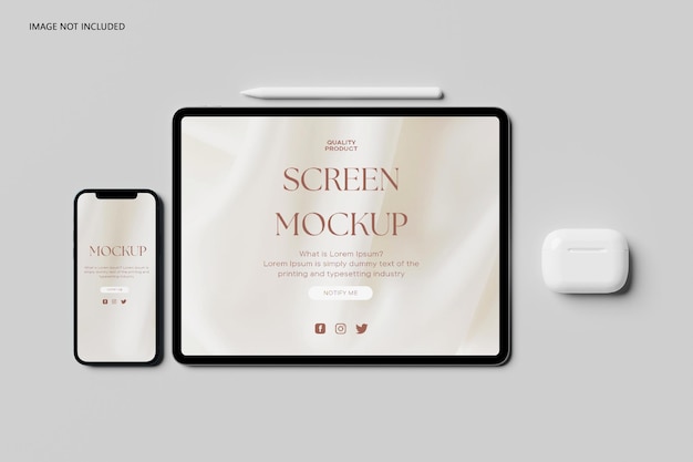 I Pad z I Phone Pro Mockup