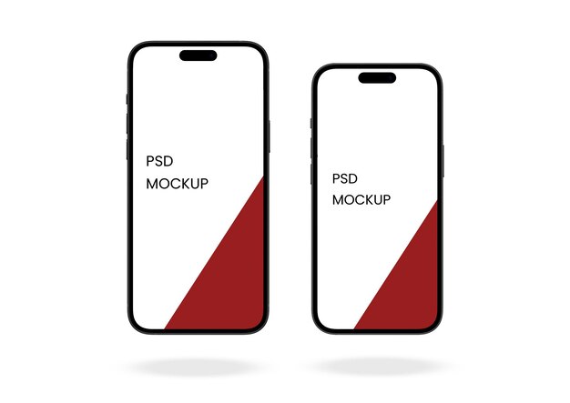 PSD 전화번호 15 mockup