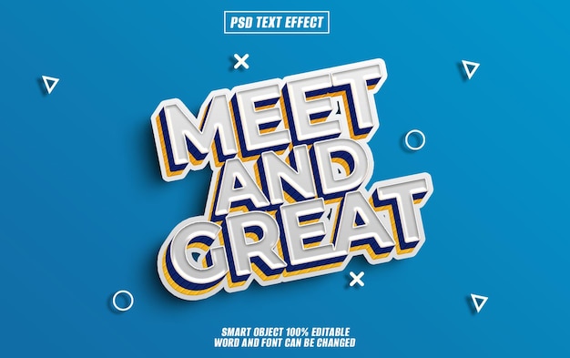 i świetny efekt tekstu czcionka edytowalna typografia tekst 3d